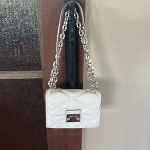 Michael Kors Serena White crossbody bag  .